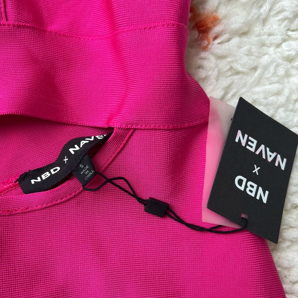 NBD X NAVEN | Revolve Natalie Dress Pink NWT - Picture 9 of 9